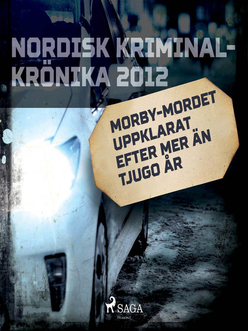 Title details for Morby-mordet uppklarat efter mer än tjugo år by Diverse - Wait list